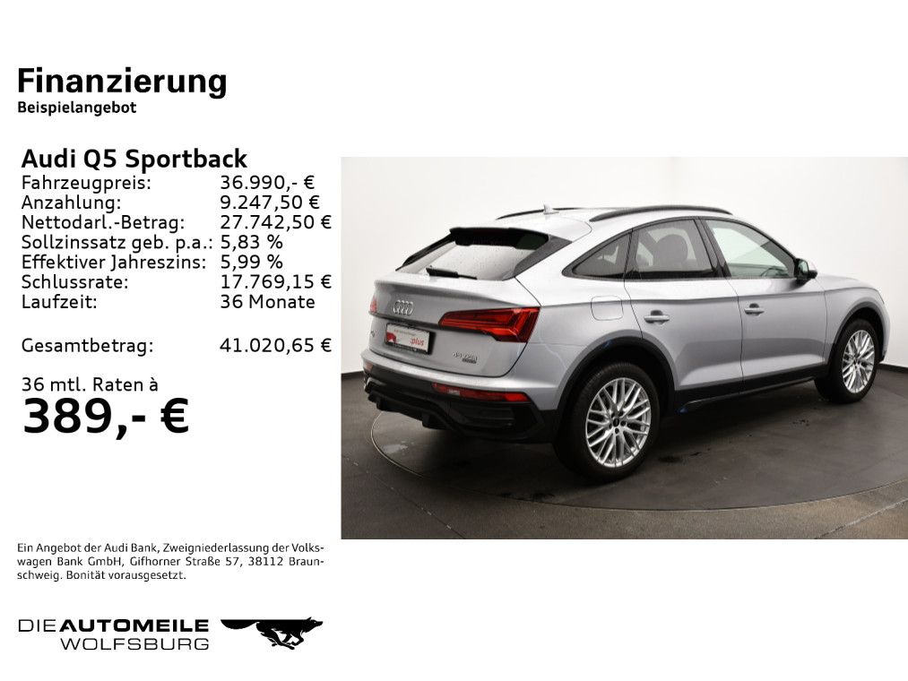 Audi Q5 Sportback 45 TFSI S-tronic quattro advanced A foto 2