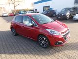 Peugeot 208 Allure, Leder, Navi, SHZ, zus. WR, 1. Hd. - rote Peugeot 208
