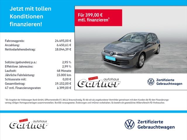 Volkswagen Golf VIII LIFE 1.5 TSI REAR VIEW APP-CON LED ACC