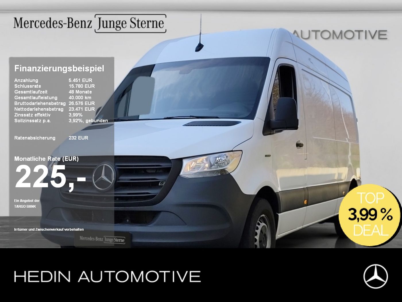 Mercedes Mercedes-Benz eSprinter 312 Kasten Hochdach SHZ|KA