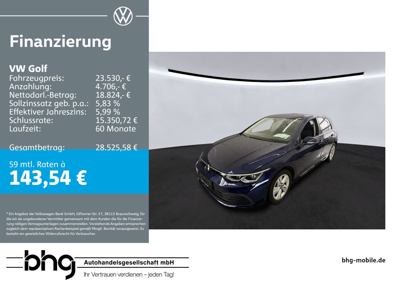 Volkswagen Golf Life 1,5 TSI OPF 6-Gang