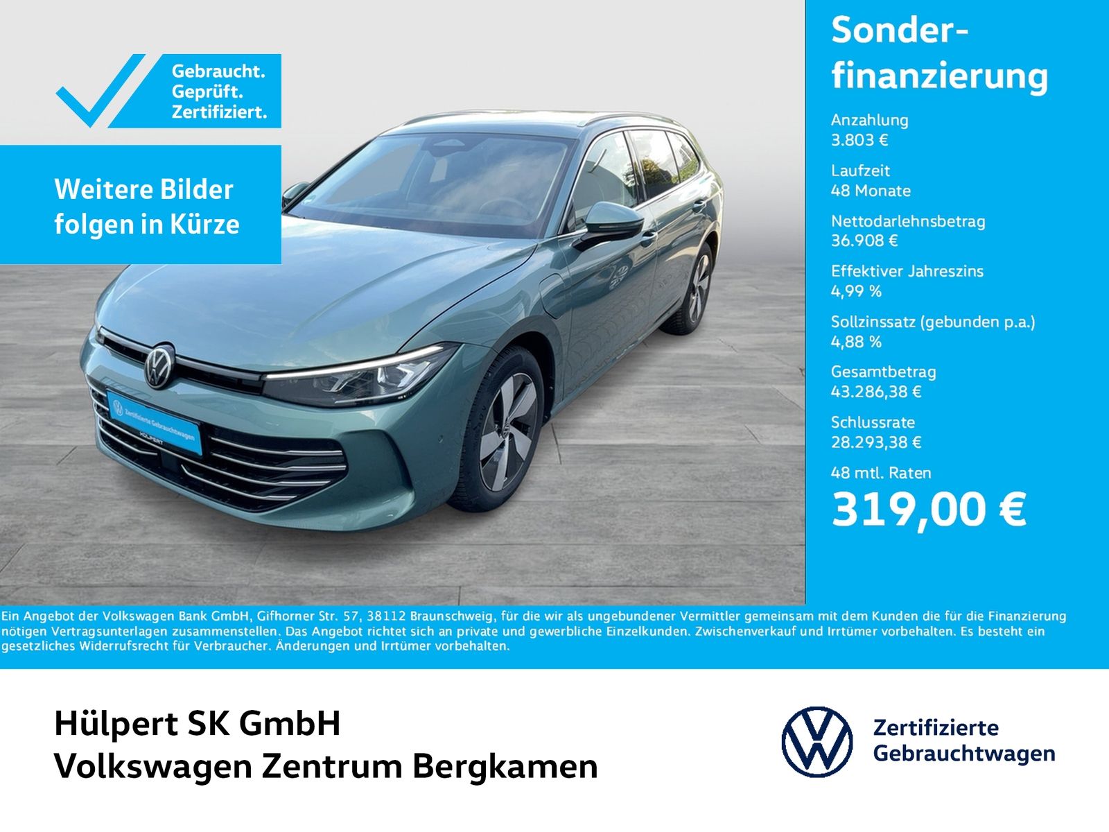 Volkswagen Passat Variant 1.5 HYBRID ELEGANCE AHK 360°CAM foto 1