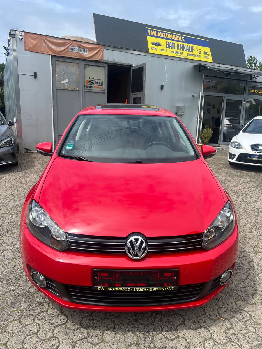 Fahrzeugabbildung Volkswagen Golf VI 1.6 Comfortline * SCHIEBEDACH *1.HAND*