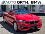 BMW 218i Cabrio AUTOM. NAVI SHZ PDC KLIMAAUT. TEMPO - rote BMW 218