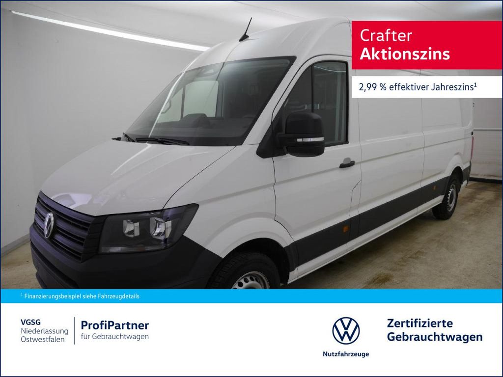 Volkswagen Crafter Kasten Lang hoch Neues Modell Kamera