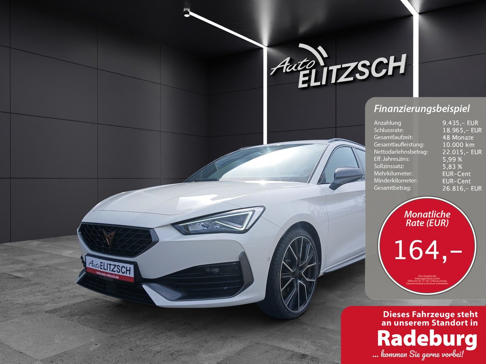 Fahrzeugabbildung CUPRA Leon SP TSI DSG LED AHK Navi ACC RFK SH