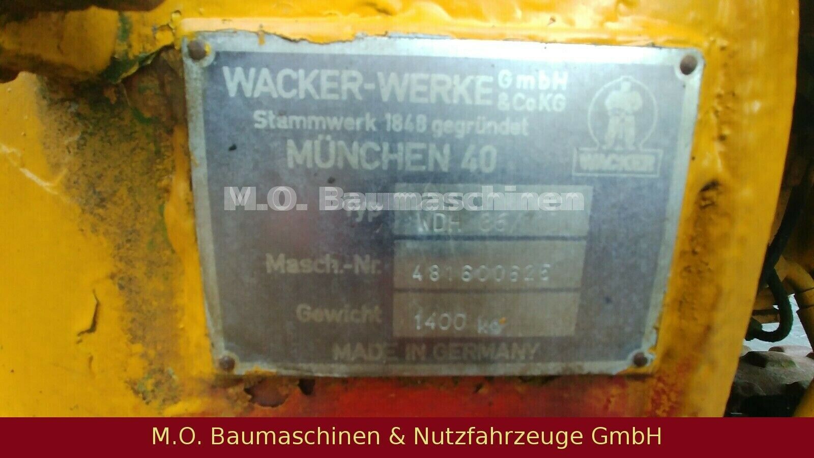 Fahrzeugabbildung Wacker WDH 86/110 Vibrationswalze