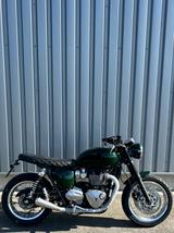 Triumph Bonneville T120 | Custom | British Racing Green  - TRIUMPH CUSTOM
