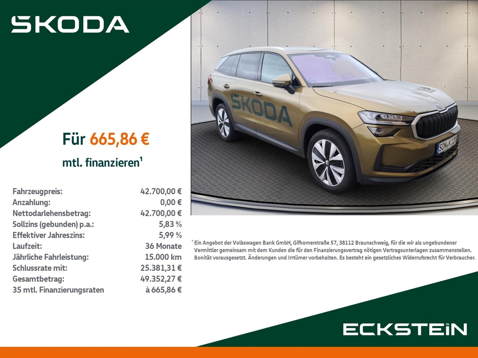 Skoda Kodiaq 2.0 TDI 110kW Selection