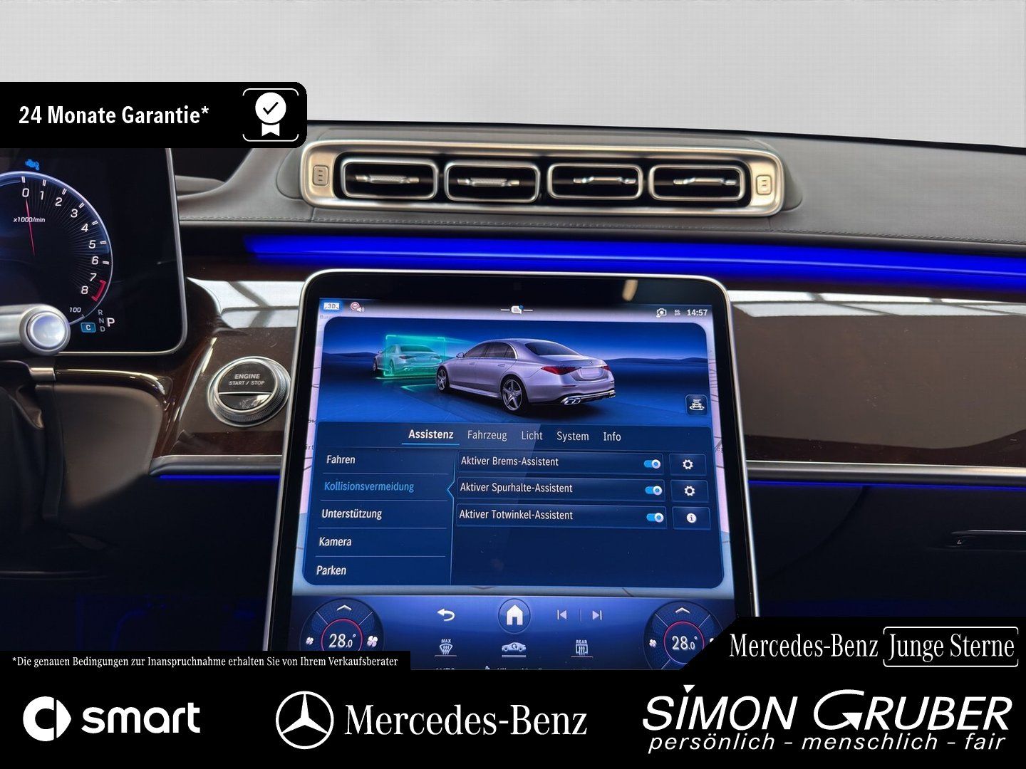 Fahrzeugabbildung Mercedes-Benz S 63 E Performance AMG Exklusiv Fond-Entertain