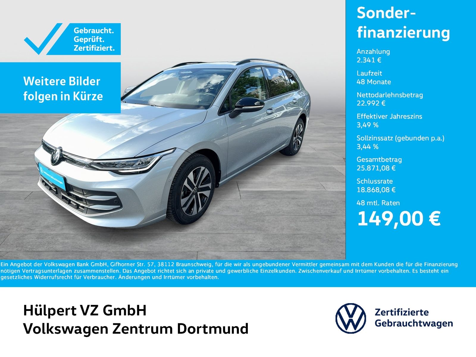 Volkswagen Golf Variant VIII 1.5 eTSI ENERGY CAM ACC NAVI foto 1