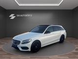 Mercedes-Benz C 200 T CGI AMG-LINE*PANO*LEDER*AHK*BURME*2.HAND - Mercedes-Benz C-Klasse: Kombi
