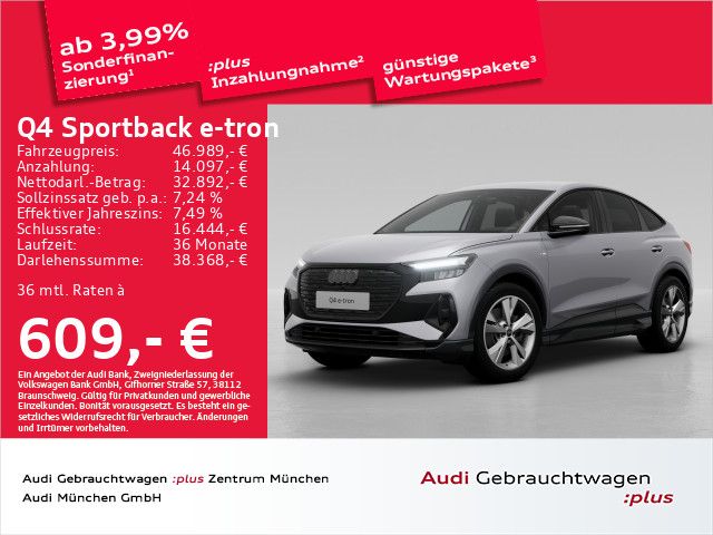 Audi Q4 Sportback 45 e-tron S-line AHK/Navi+/Virtual