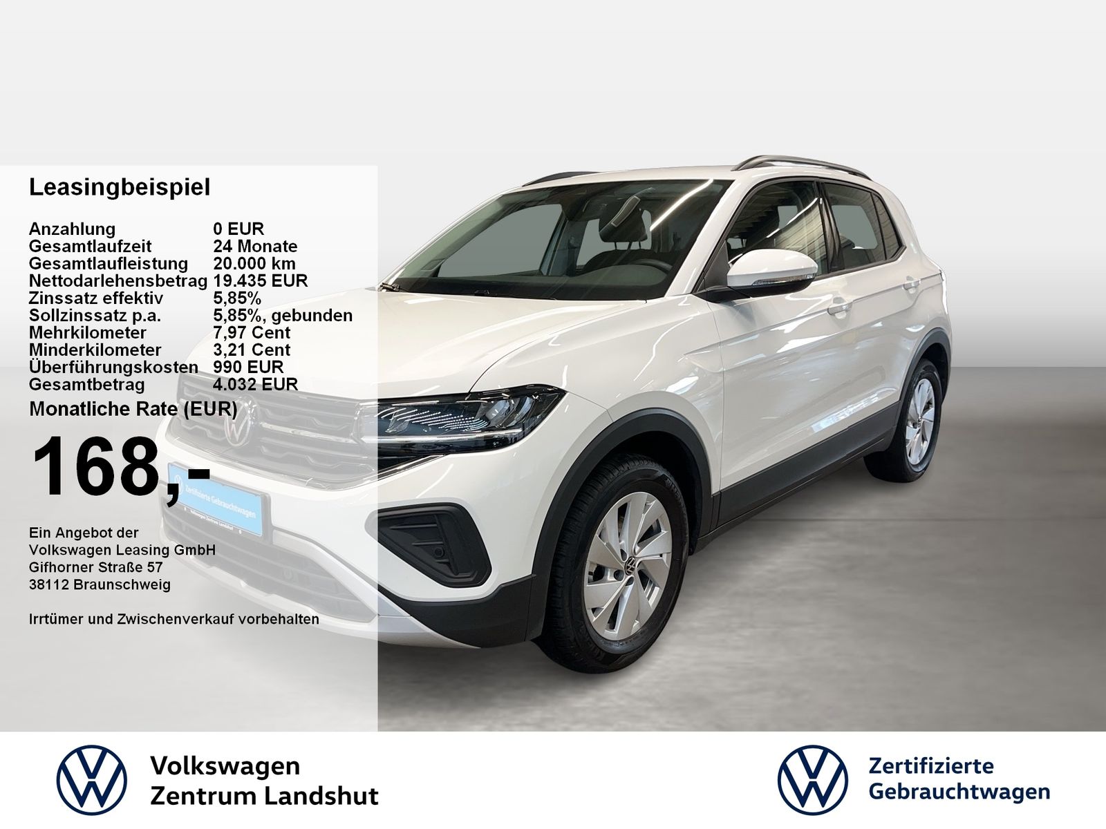 Volkswagen T-Cross Life 1.0 TSI 2xKlima ACC AHK KlimaA LED