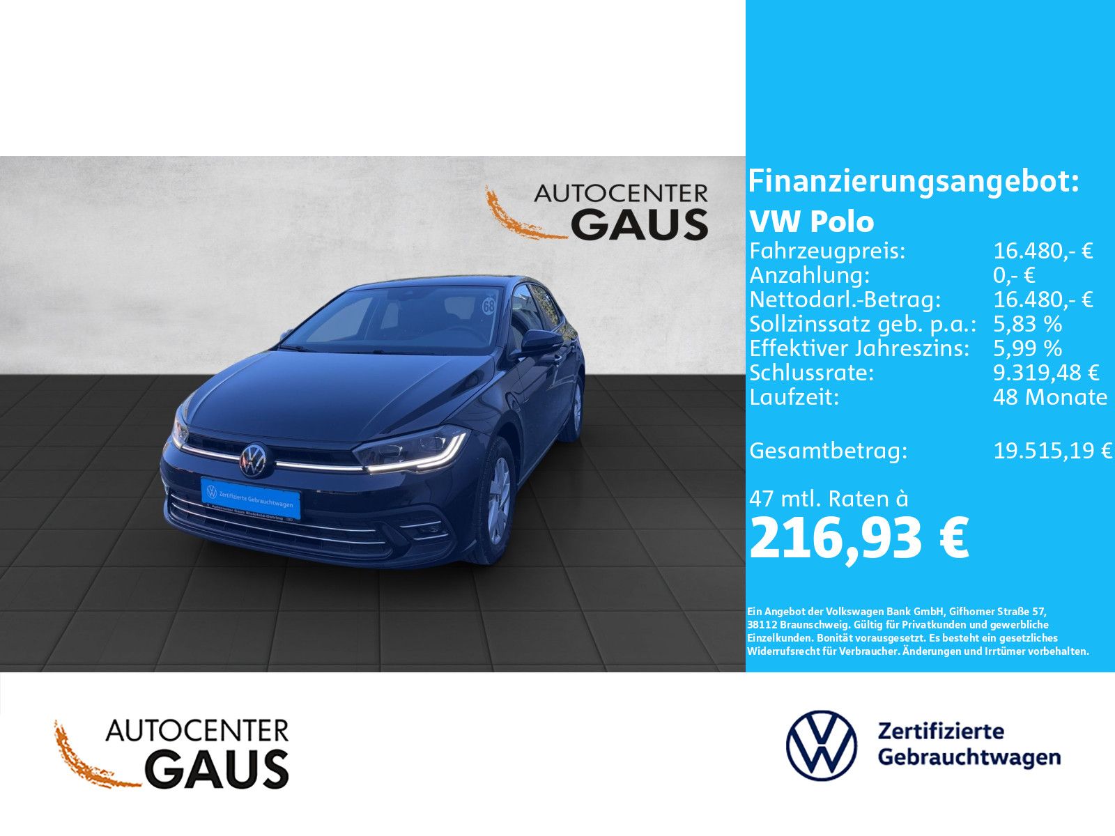 Polo Style 1.0 TSI LED IQ.Light*CarPlay