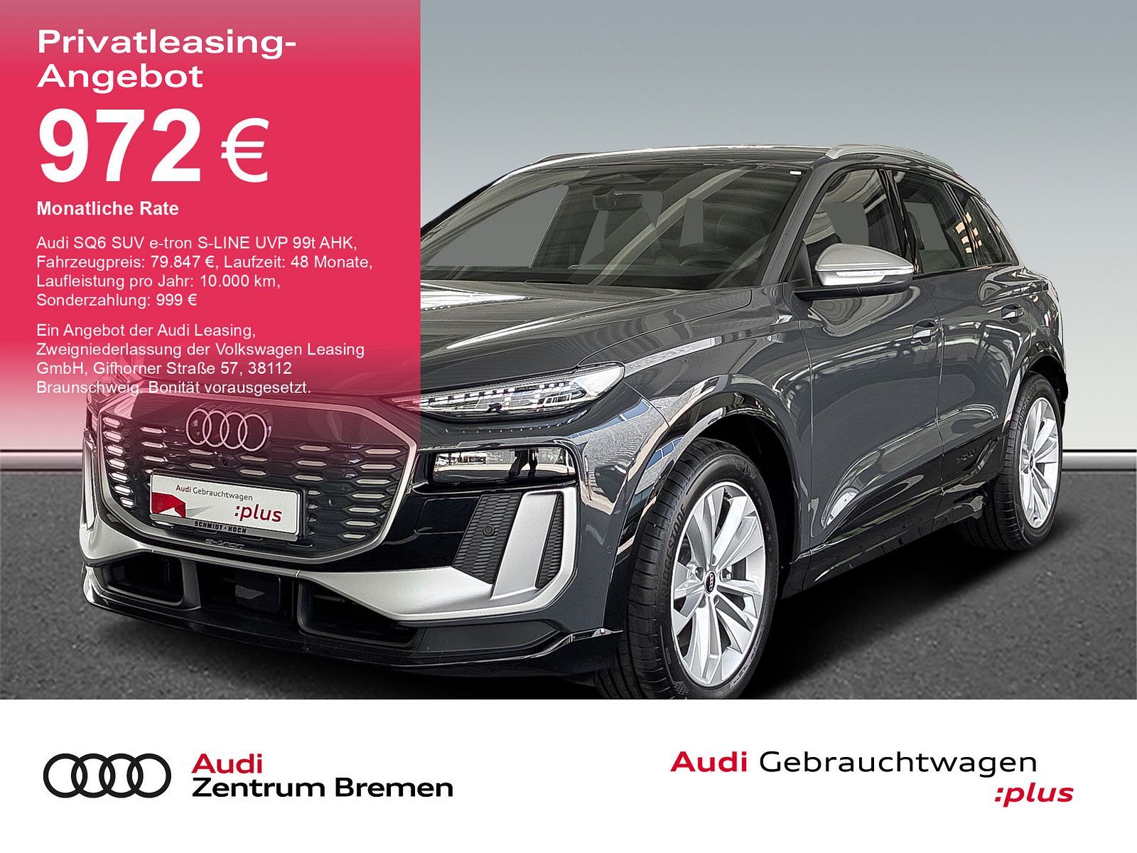 AUDI SQ6 SUV e-tron S-LINE UVP 99t AHK Allrad DAB