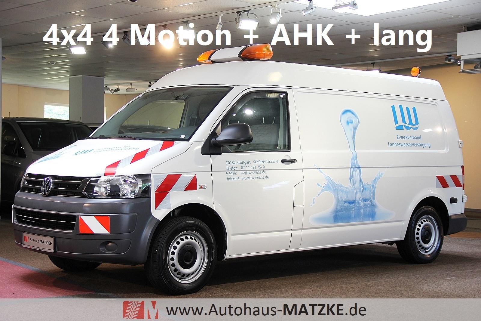 Volkswagen T5 2.0 TDI 4Motion 4x4 lang 3-Sitzer Werkst. AHK