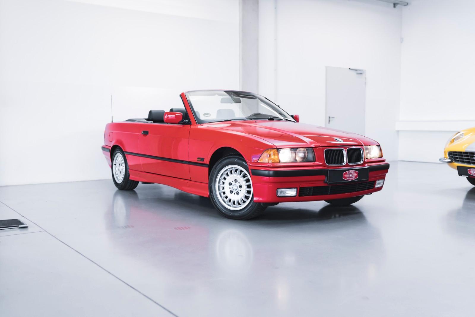 BMW 320i Cabrio *Hellrot / gepflegt / H-Zulassung*