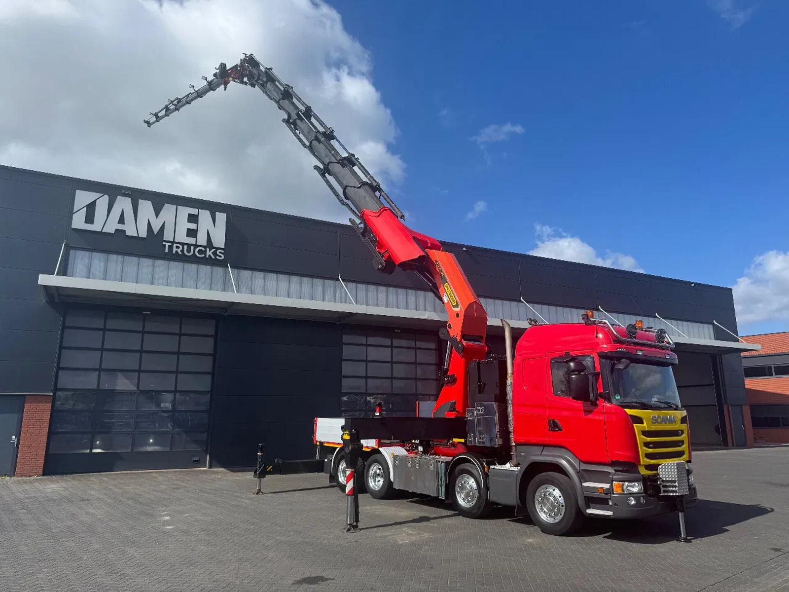Scania R 450 8x4 Palfinger PK 165.002 TEC F + JIB PJ 30