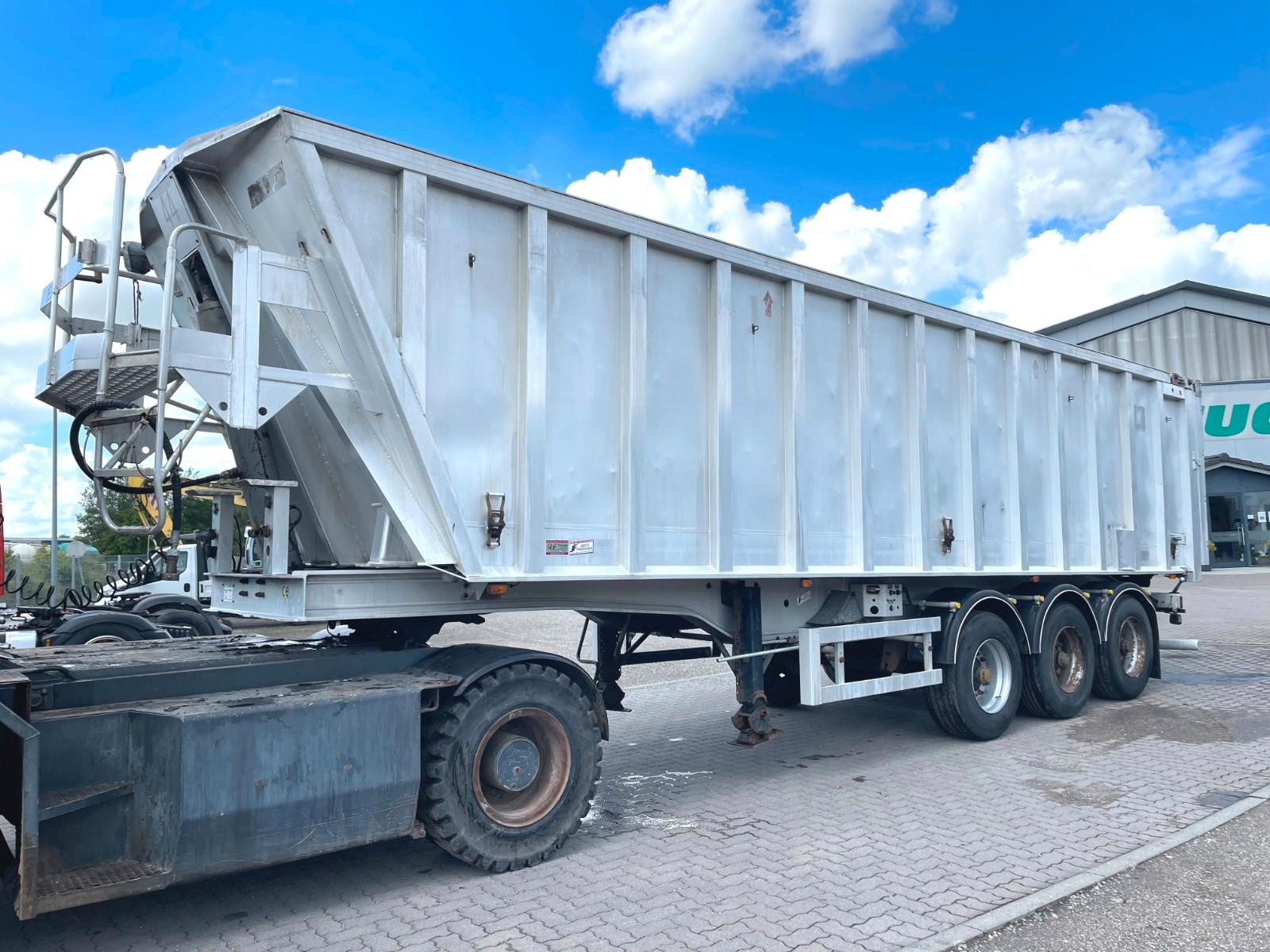 Benalu ca. 48m³ Kippauflieger / ganz aus Alu / Kombitür