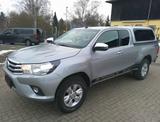 Toyota Hilux 4x4,Navi,Kamera,LED,Hardtop,AHK,Euro 6 - silberne Toyota Hilux