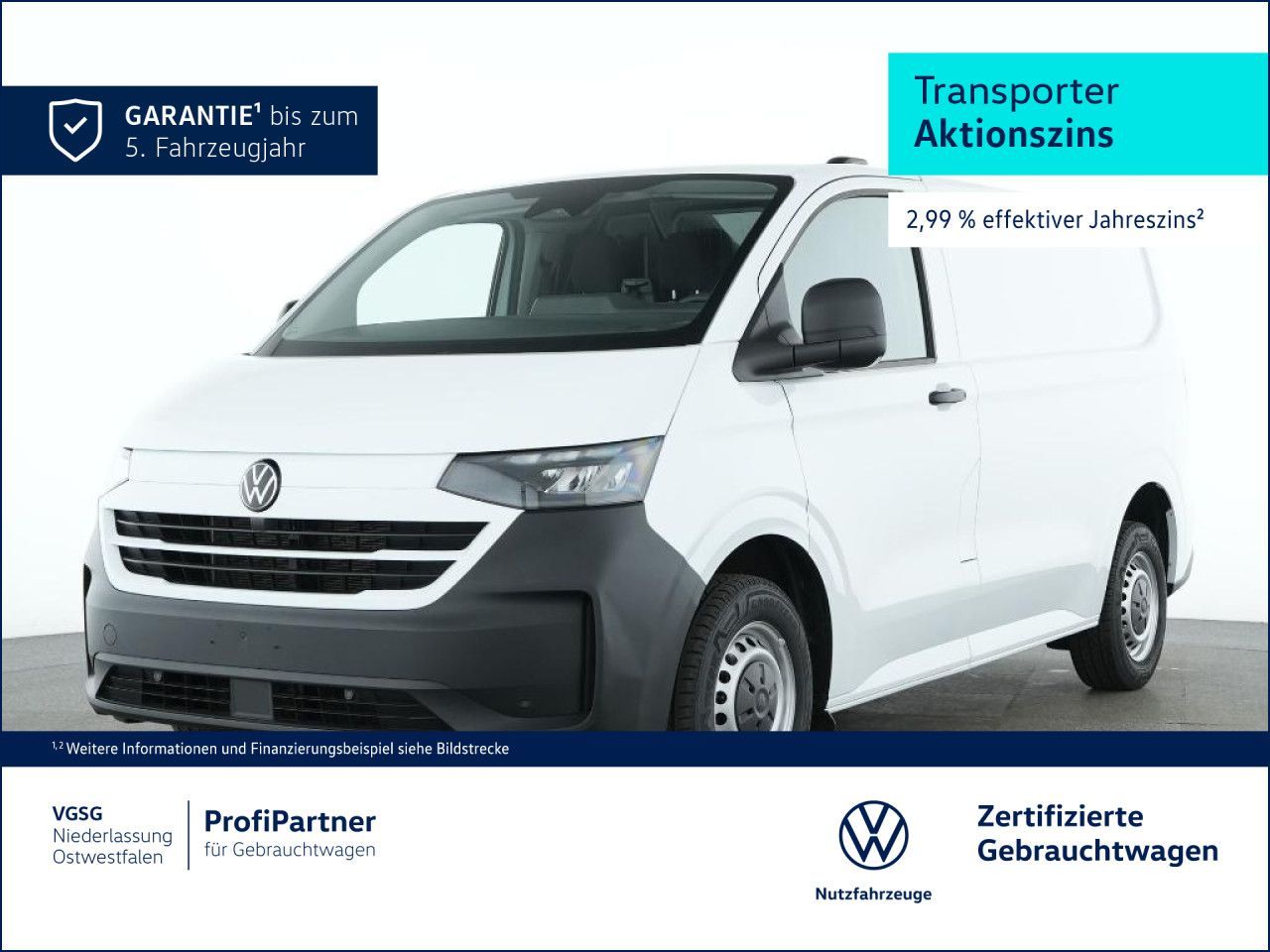 Volkswagen Transporter Kasten kurz PDC Kamera Klima LED