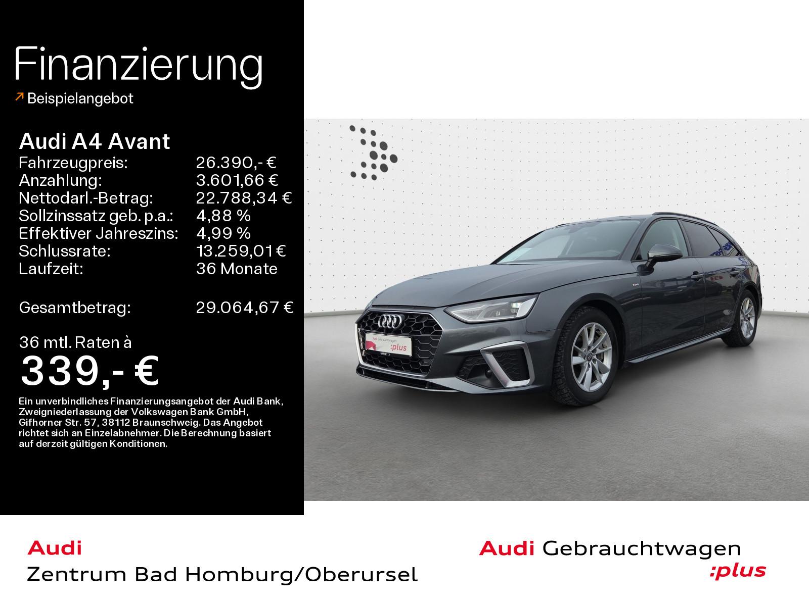 Audi A4 Avant  40 TDI S line*Navi*Alu*AHK*PDC*Audi Co