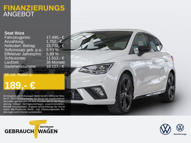 Seat Ibiza 1.0 TSI FR-LINE BLACK EDITION LM18 KAMERA