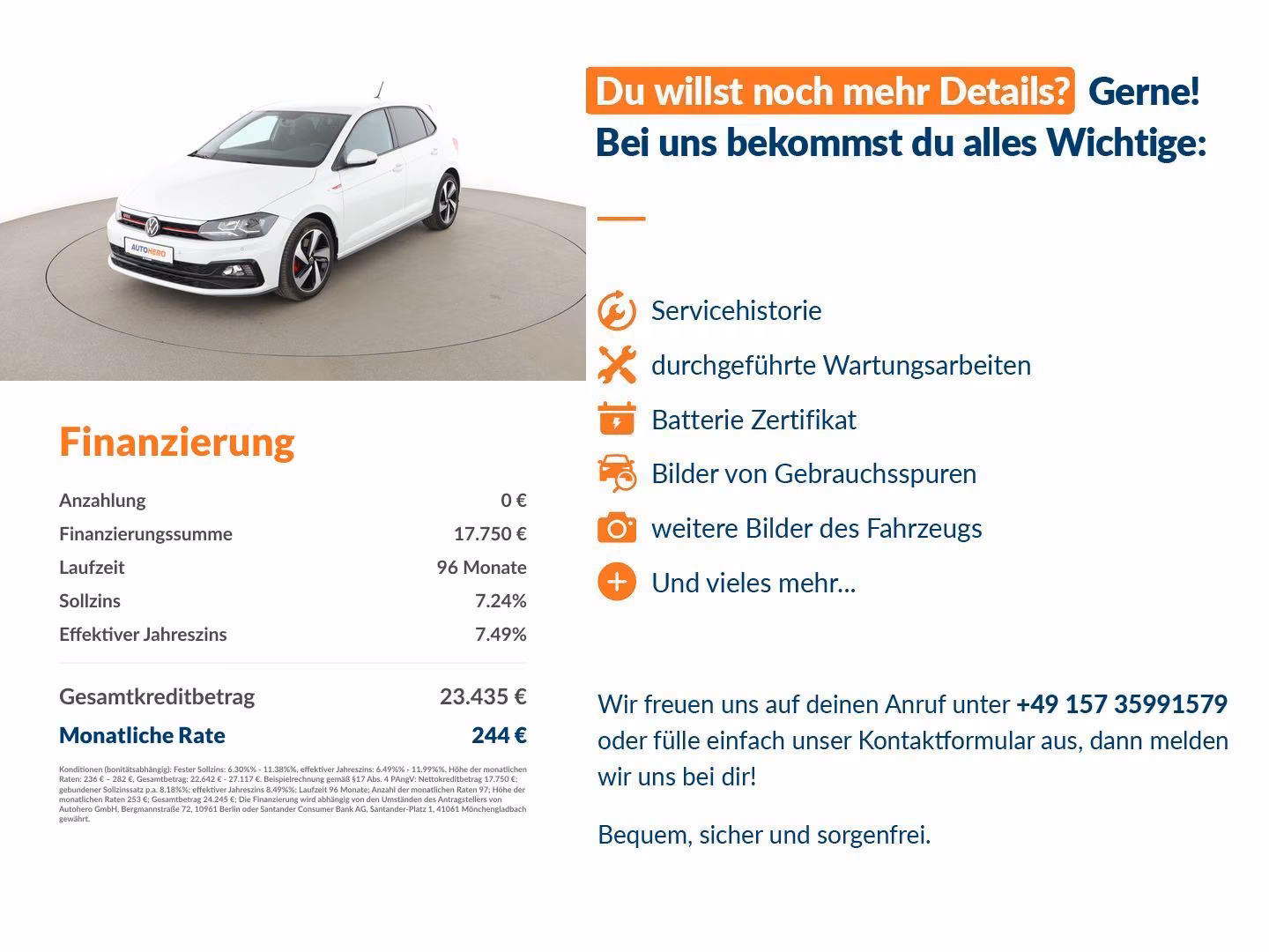 Volkswagen Polo 2.0 TSI GTI Aut.*LIMITER*PDC*SHZ*KLIMA*, миниатюра 14