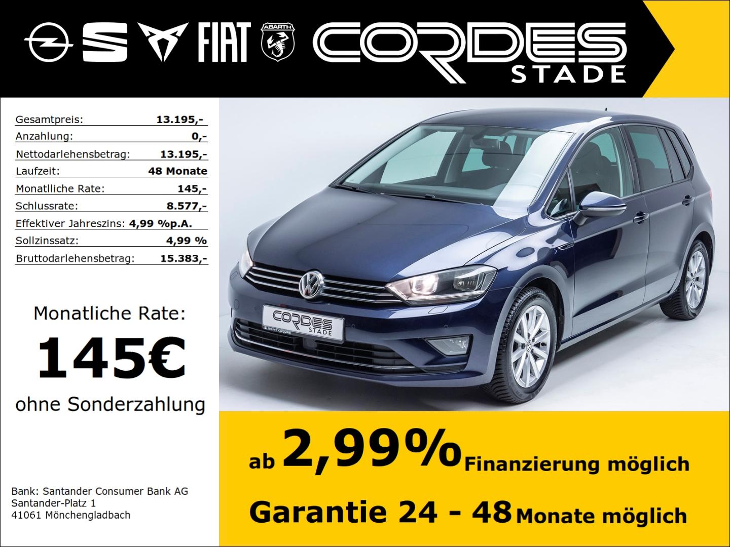 Volkswagen Golf Sportsvan VII  Comfortline Allwetter Navi (