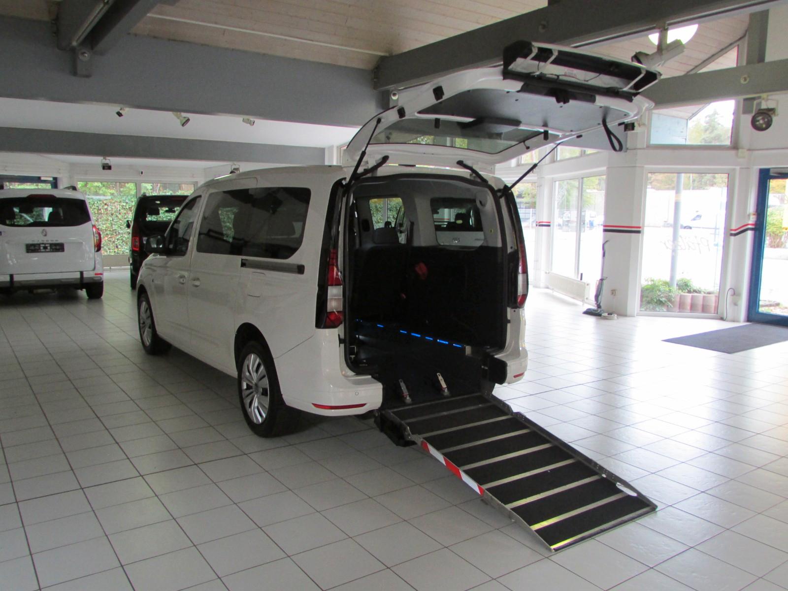Volkswagen Caddy  Maxi Rollstuhlrampe-Behindertengerecht