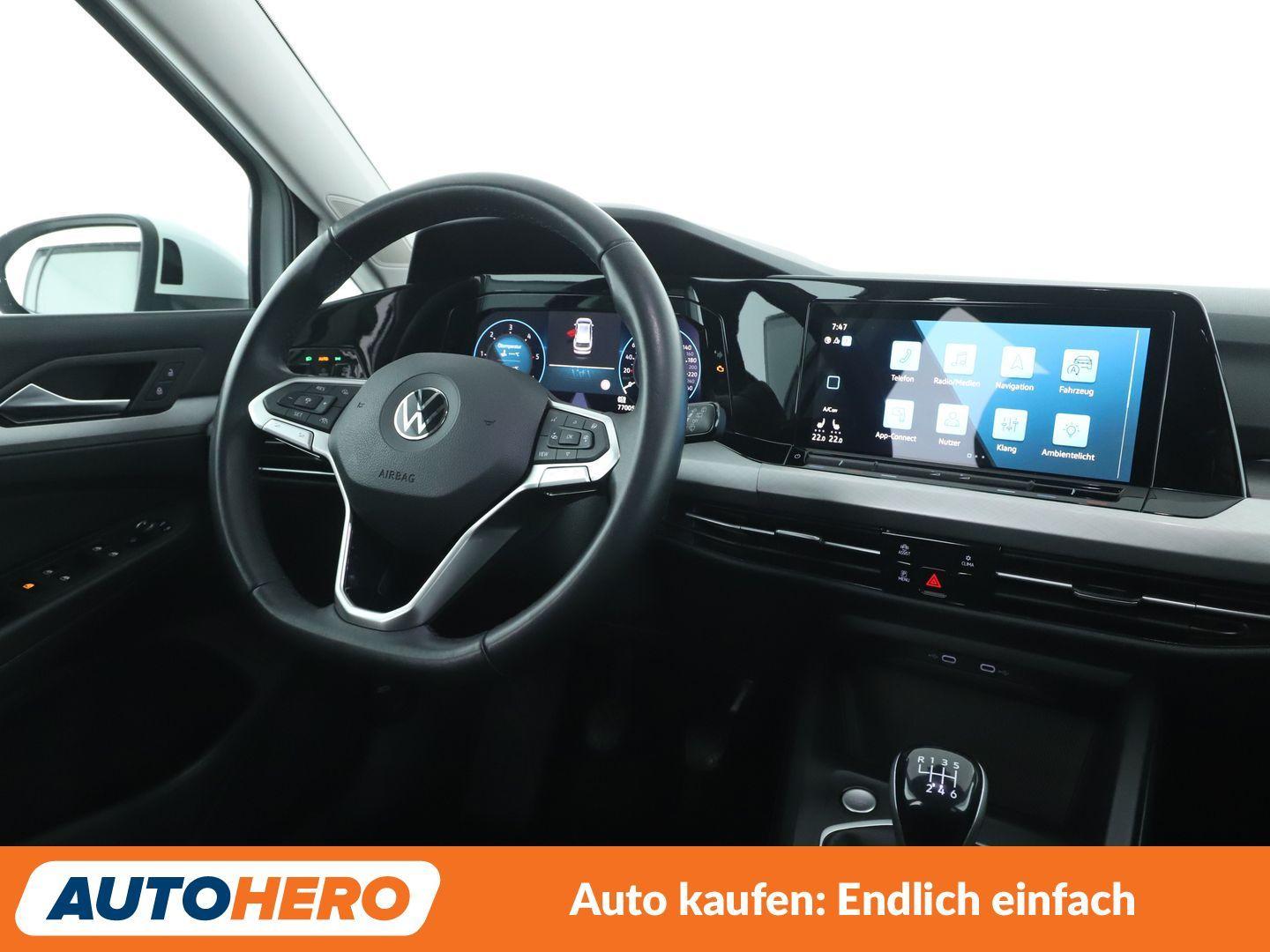 Volkswagen Golf VIII 2.0 TDI Life*LED*ACC*PDC*KLIMA*, миниатюра 12