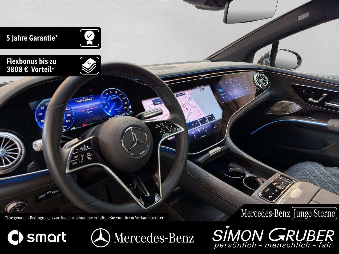Fahrzeugabbildung Mercedes-Benz EQS 500 4M AMG Pano 4*Massage Sitzklima 118kwh