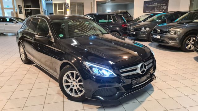 Mercedes-Benz C 180-AVANTG-AUT*LED+LEDER+KAM+NAV+TOT-WINK+TEMP