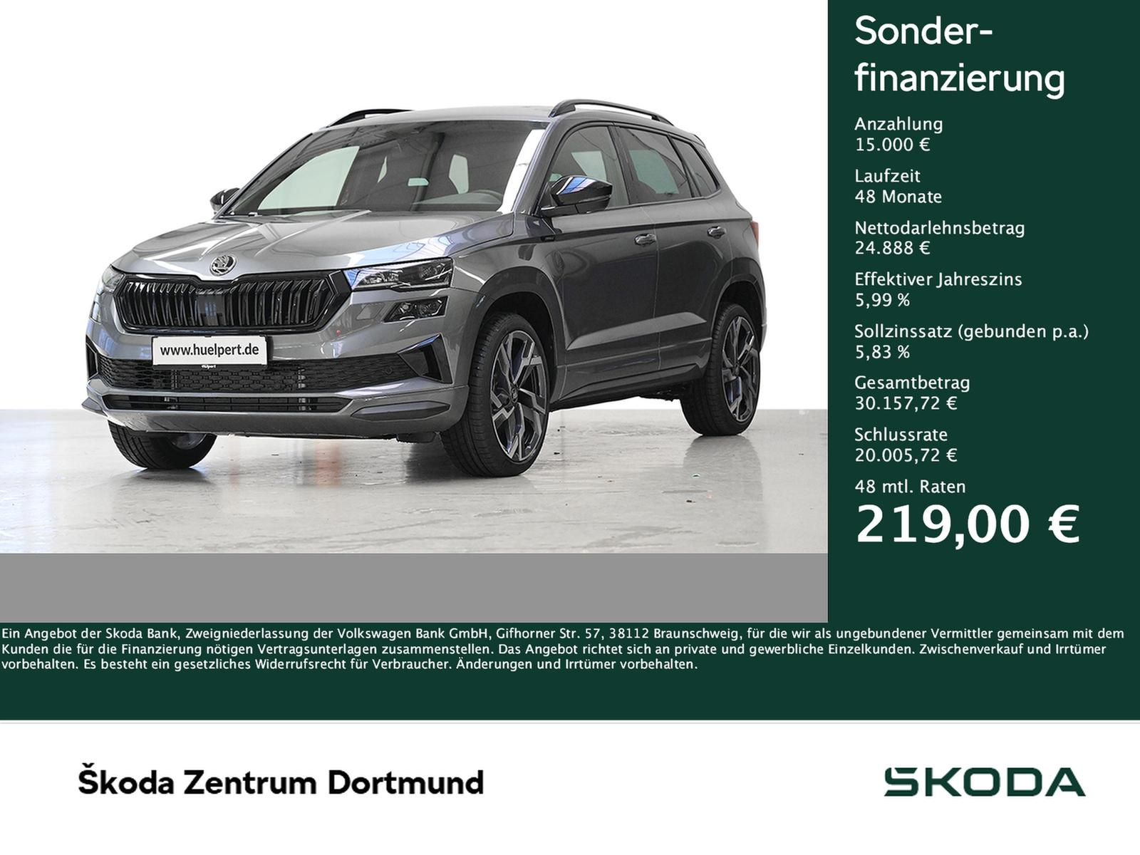 Skoda Karoq 1.5 SPORTLINE DSG AHK MATRIXLED KEYLESS