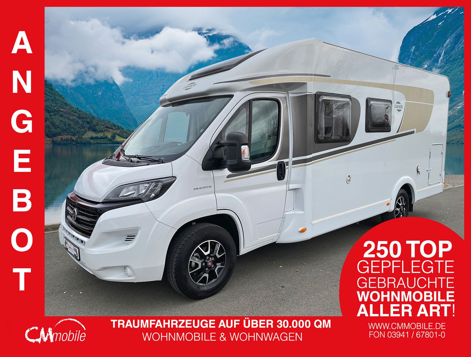 Carado
 T 334 - Hub&Festbett - Garage -
