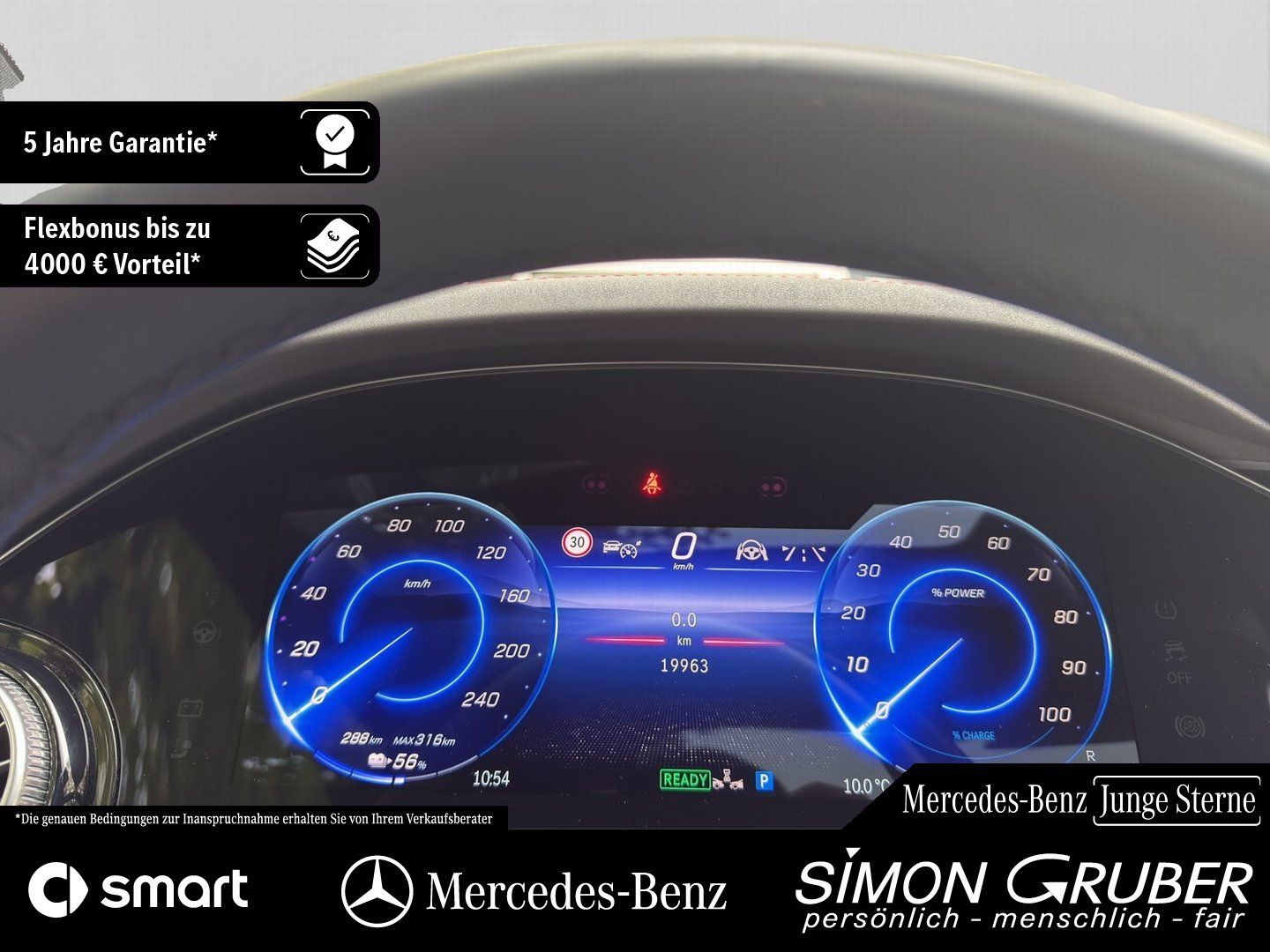 Fahrzeugabbildung Mercedes-Benz EQE 350 4M AMG Hyper Airmatic Massage Mod 2025