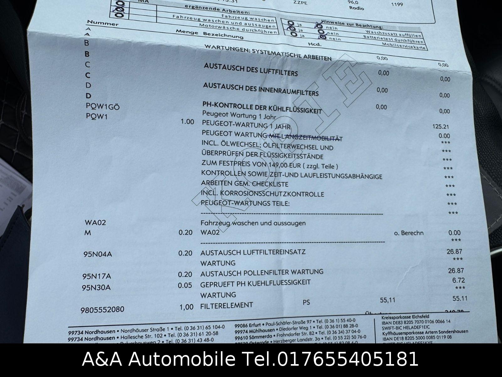Peugeot 3008 Allure GT Line Automatik Service/Tüv Neu