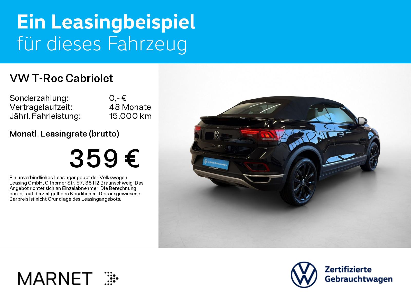 Volkswagen T-Roc Cabriolet 1.5 TSI Style Black Style DSG Na, миниатюра 3