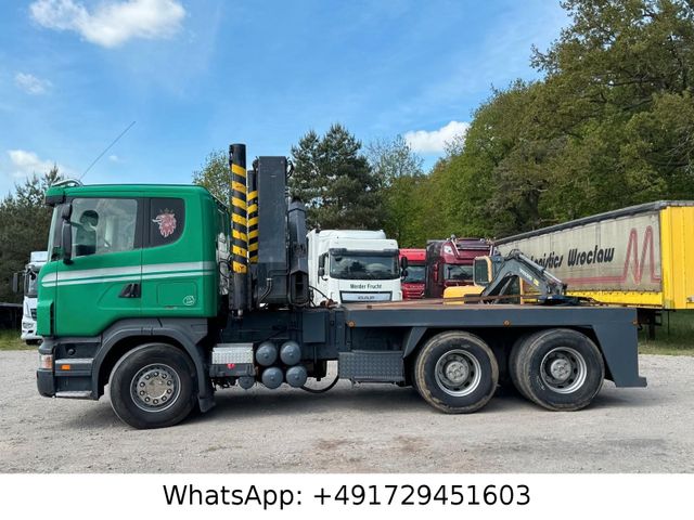 Scania R 500 V-8 6x4 KRAN Hiab-190 Retarder Schaltgetri