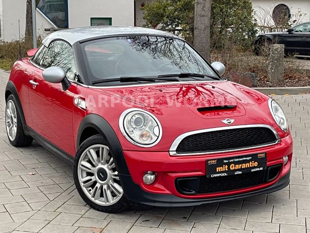 MINI Cooper S Coupé HOT CHILI RED+NAVI+LEDER+XENON