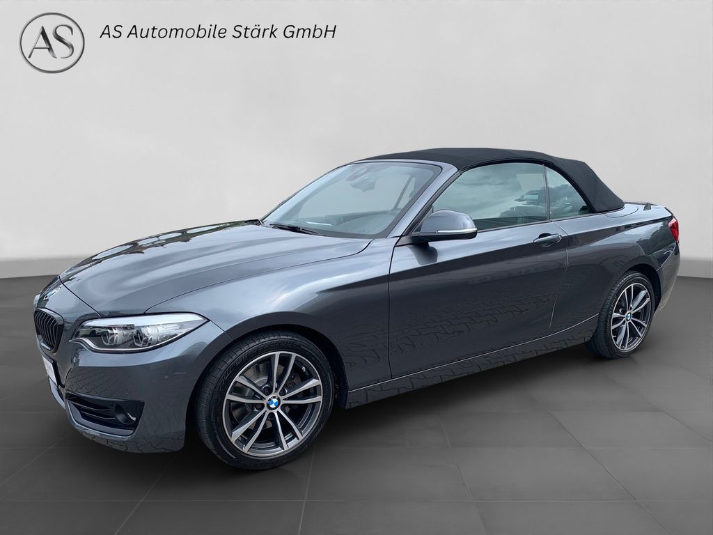 BMW 220d Cabrio Sport Line+Adaptive LED+Navi+Leder