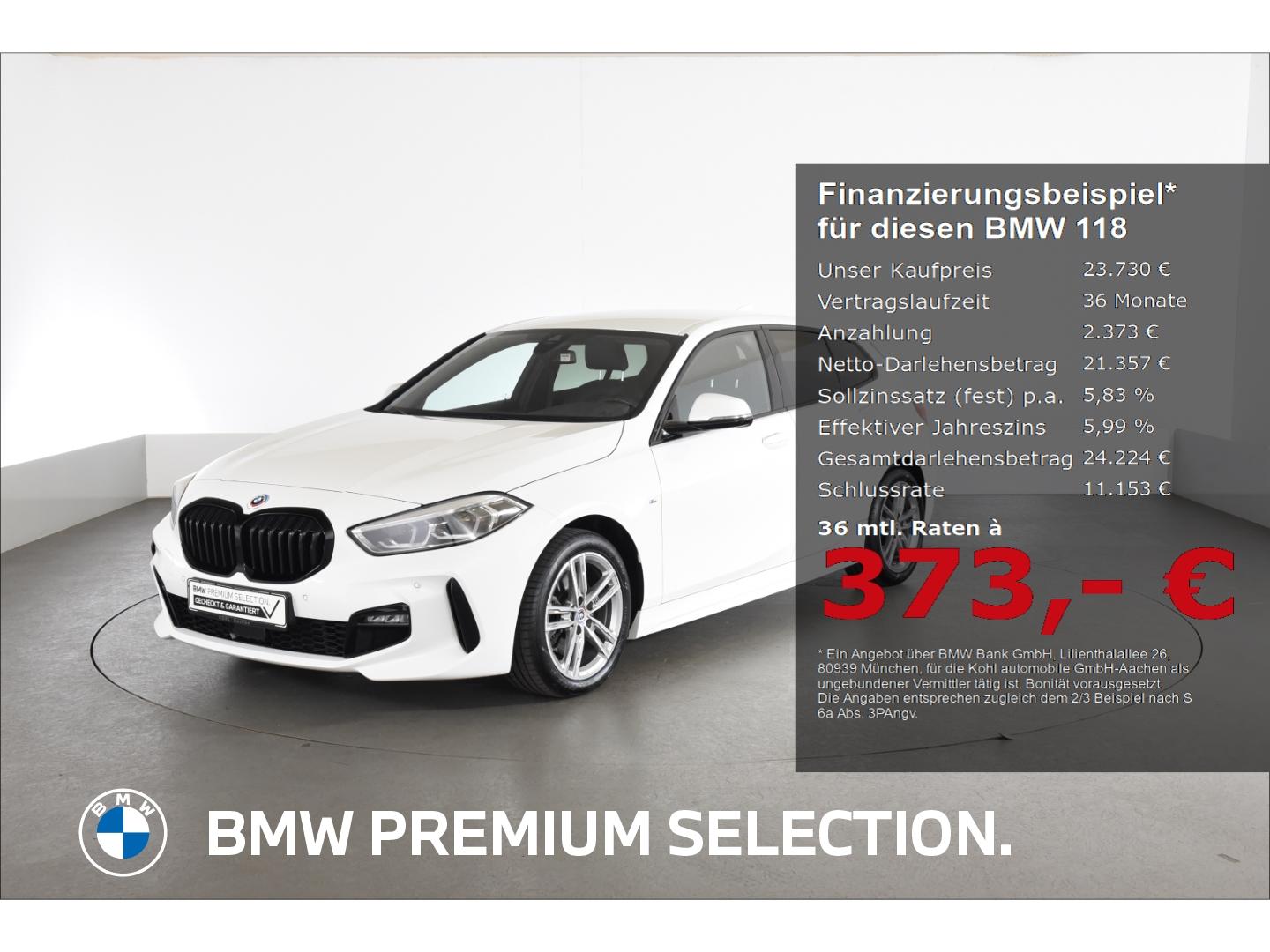 BMW 118 i M Sport Sportsitze LED-Scheinwerfer M Spor