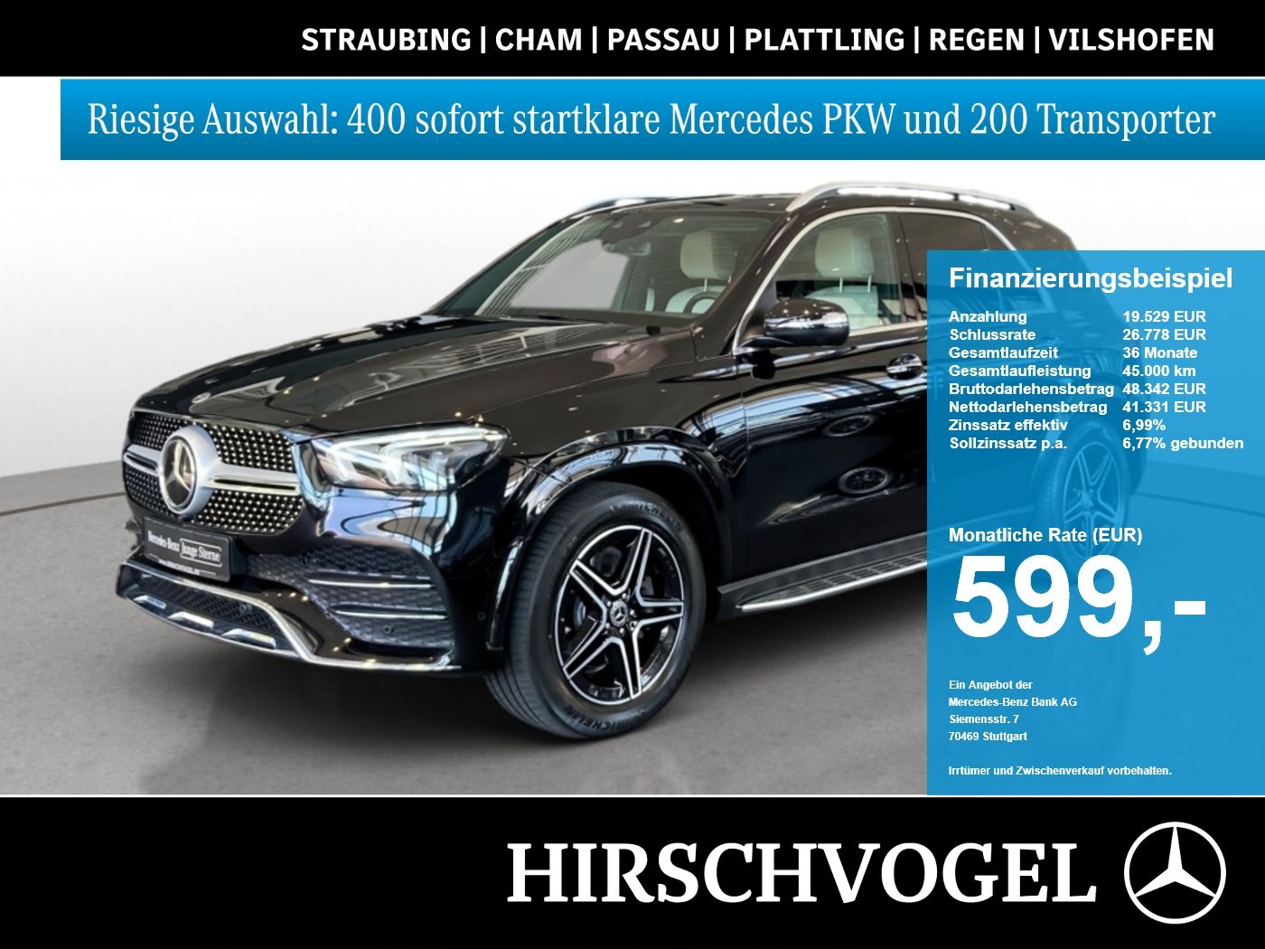 Mercedes-Benz GLE 300 d 4M AMG-Line EXCLUSIVE Pano AHK DISTRON foto 1