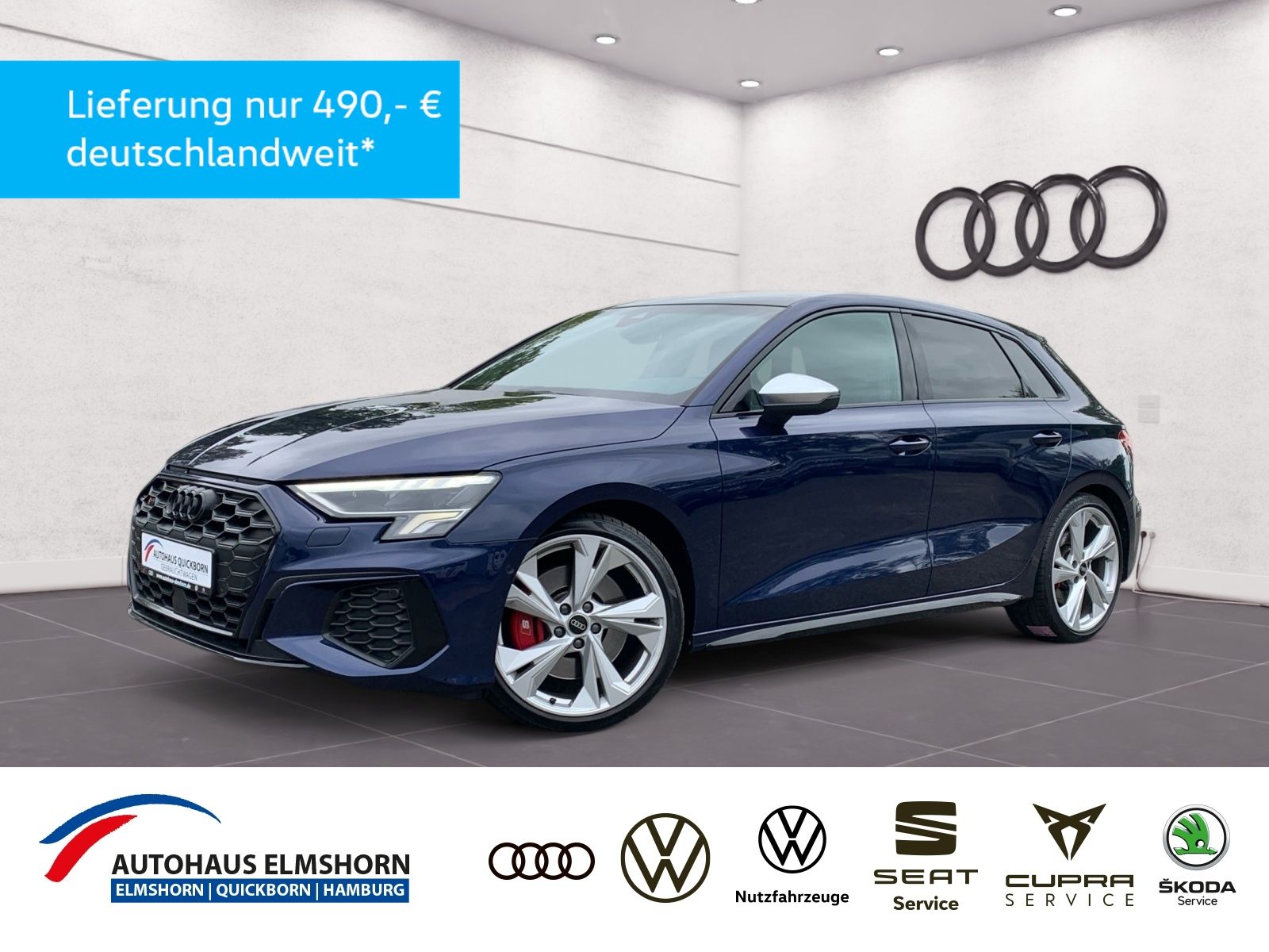 AUDI S3 Sportback TFSI quattro S tronic PANO NAVI BLA
