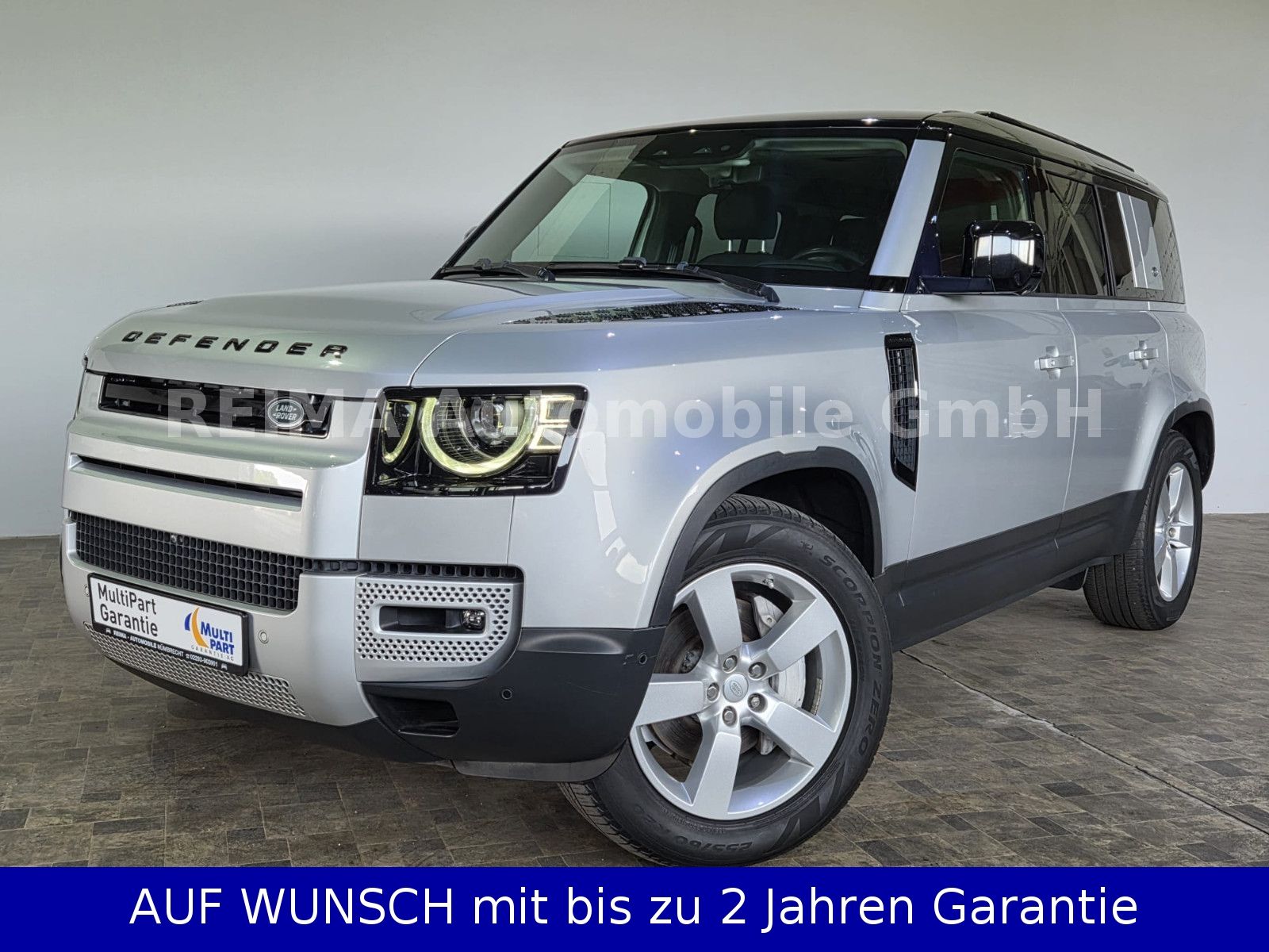 Fahrzeugabbildung Land Rover Defender 110 P400 V6, Pano, Meridian, Luft, LED
