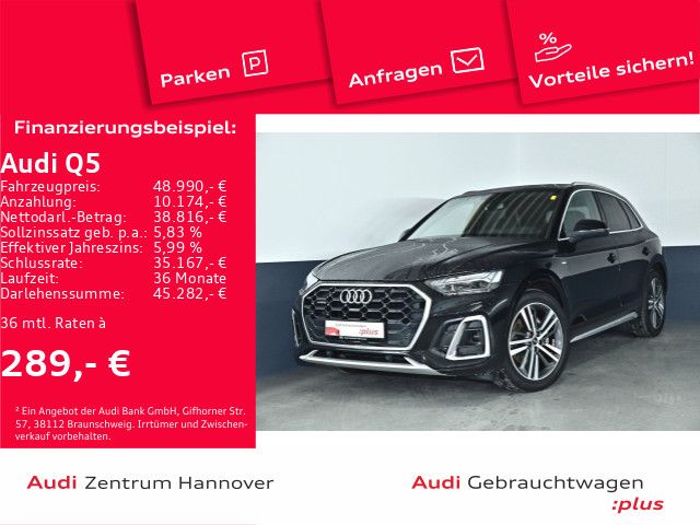 Audi Q5 S line 50 TDI quattro Matrix AHK Navi Teilled