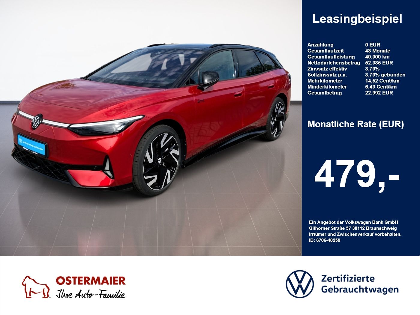Volkswagen ID.7 Tourer GTX 340PS 4M ACC.5J-G.WÄRMEPU foto 1