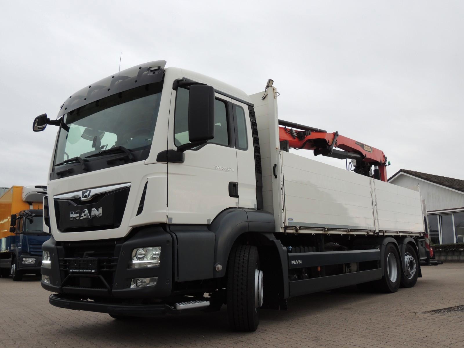 MAN TGS 26.420 Baustoff/PK 26.000/Funk/Lenkachse