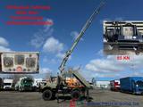 Unimog U5000 4x4 Atlas Kran 165.2E 16,5m Höhe + Winde - Unimog U5000